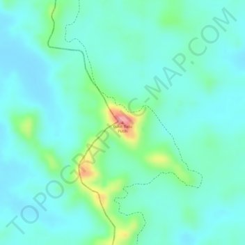 Bukit Batu Putih topographic map, elevation, terrain