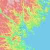 Boholmen topographic map, elevation, terrain