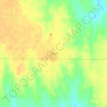 Arnold topographic map, elevation, terrain