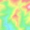Buttu Doloan topographic map, elevation, terrain