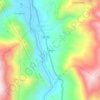 Tishtec topographic map, elevation, terrain