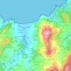 O Outeiro topographic map, elevation, terrain