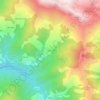 Llanuces topographic map, elevation, terrain