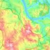 Olival topographic map, elevation, terrain