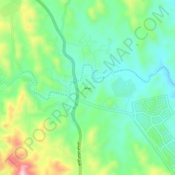 Mazma` topographic map, elevation, terrain