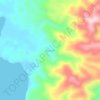 Roswar topographic map, elevation, terrain