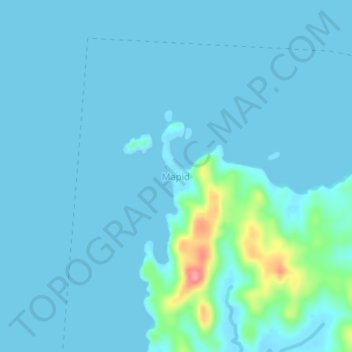 Mapid topographic map, elevation, terrain