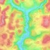 Mariaberg topographic map, elevation, terrain