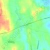 Wades Corner topographic map, elevation, terrain