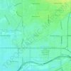 Fruitvale topographic map, elevation, terrain