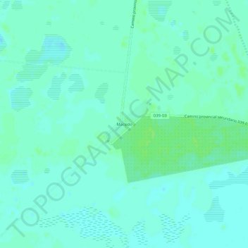 Macedo topographic map, elevation, terrain
