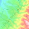 Nuba topographic map, elevation, terrain