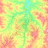 Ilorin topographic map, elevation, terrain