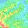 Zuhibar topographic map, elevation, terrain