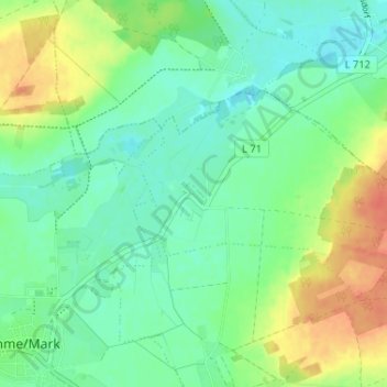 Zagelsdorf topographic map, elevation, terrain