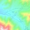 Rapel topographic map, elevation, terrain