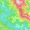 Les Pauzes topographic map, elevation, terrain
