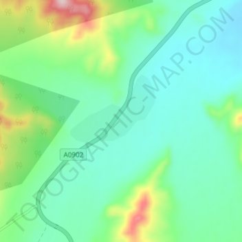 Unit topographic map, elevation, terrain