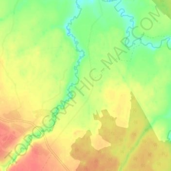 Хлебниково topographic map, elevation, terrain
