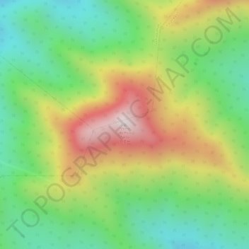 Morro do Pico Torto topographic map, elevation, terrain