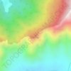 Darnar topographic map, elevation, terrain