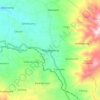Malangbong topographic map, elevation, terrain