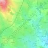 Fougères topographic map, elevation, terrain