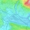 Bisio topographic map, elevation, terrain