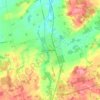 Tottenham topographic map, elevation, terrain