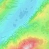 Reichen topographic map, elevation, terrain