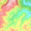 Arteas de Abajo topographic map, elevation, terrain