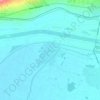 Megalochori topographic map, elevation, terrain