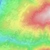 Ceves topographic map, elevation, terrain