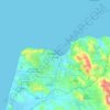 Tangier topographic map, elevation, terrain