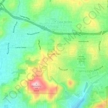 Bancroft Point topographic map, elevation, terrain