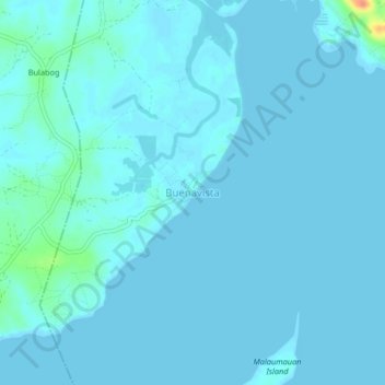 Buenavista topographic map, elevation, terrain