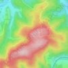 Hohe Bracht topographic map, elevation, terrain