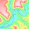 Cedar Run topographic map, elevation, terrain