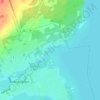Green Bay topographic map, elevation, terrain