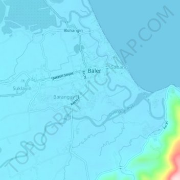 Barangay IV topographic map, elevation, terrain