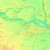 Danapur topographic map, elevation, terrain
