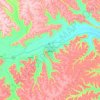 Say'un topographic map, elevation, terrain