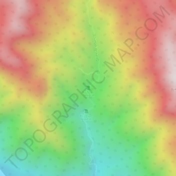 Berkelah Falls Upper Tier topographic map, elevation, terrain