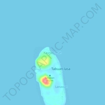 Kaumpurnah topographic map, elevation, terrain