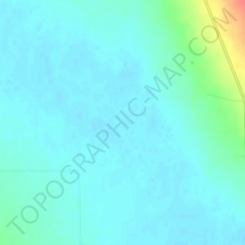 Thousand Springs topographic map, elevation, terrain