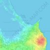 es Pujols topographic map, elevation, terrain