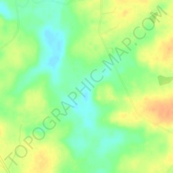 Vallentine Pond Dam D-3767 topographic map, elevation, terrain