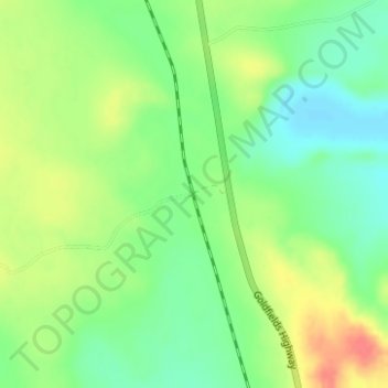 Comet Vale topographic map, elevation, terrain