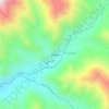 El Maitén topographic map, elevation, terrain
