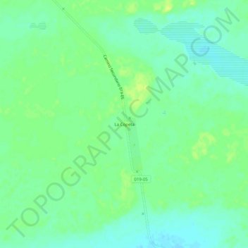 La Copeta topographic map, elevation, terrain